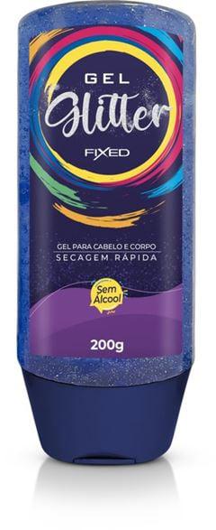 GEL FIXED GLITTER 200G ROXO CAP/COR
