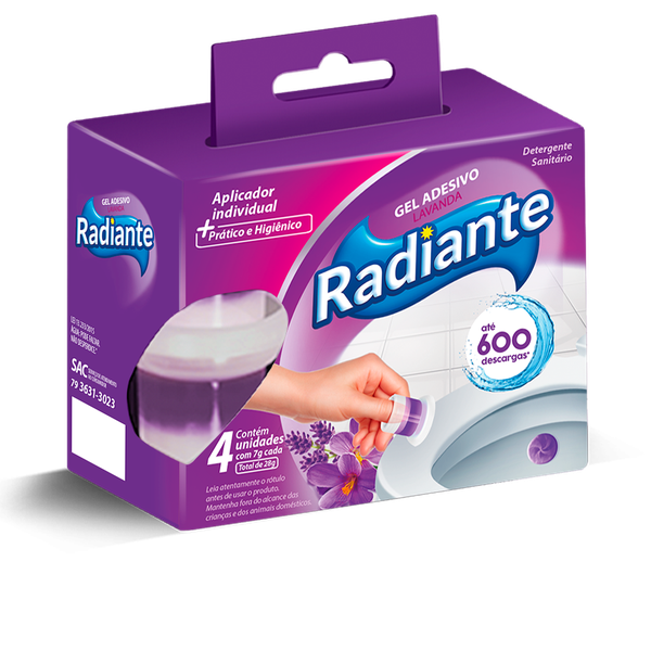 GEL SANIT RADIANTE LAVANDA 28G