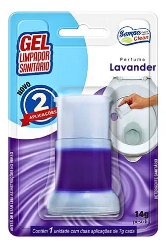 GEL LIMP SANITARIO LAVANDA 7G SAMPA CLEN