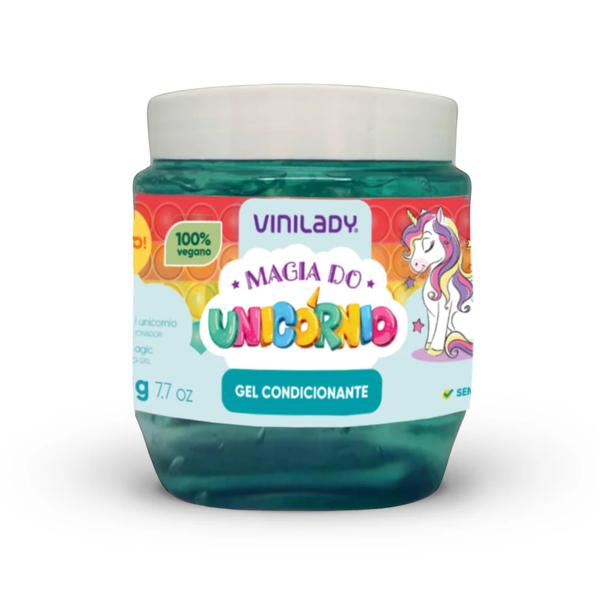VINI LADY GEL MAGIA DO UNICORNIO VERDE 220G