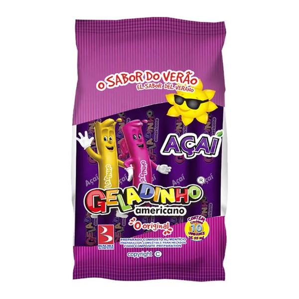 GELADINHO MINI GEL FRUTA 55ML C/10