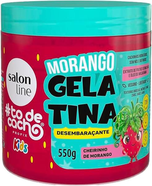 GELATINA SALON LINE 550G MODEL KIDS COND MELANCIA