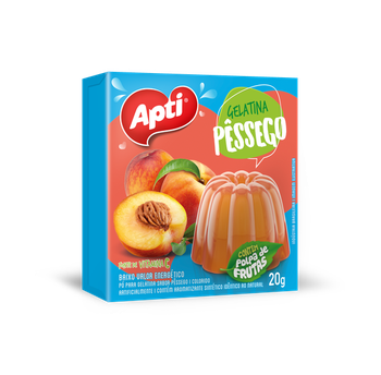 GELATINA APTI PESSEGO 20G