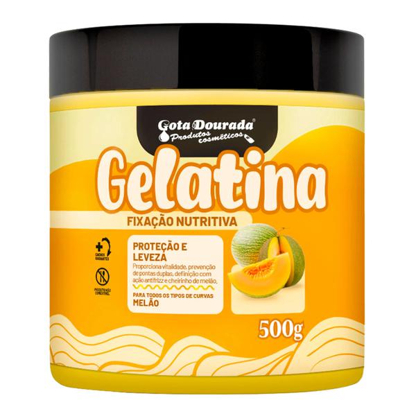 GELATINA CAP GOTA DOURADA 500G MELAO
