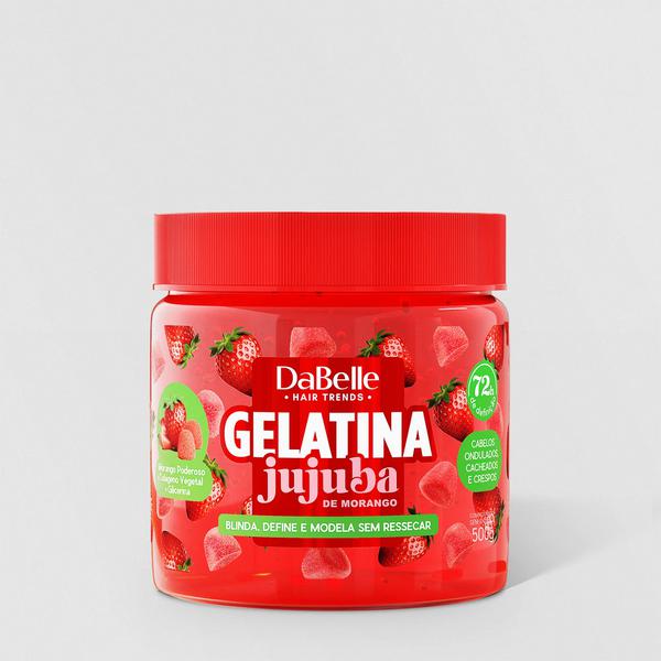 Gelatina Capilar Jujuba Dabelle Fr 500ml Morango