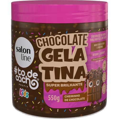 GELATINA SALON LINE 550G CHOCOLATE