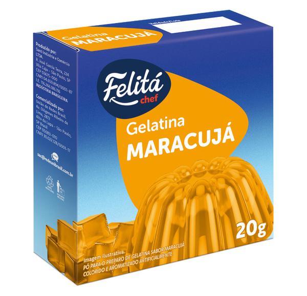 GELATINA FELITA 20G MARACUJA