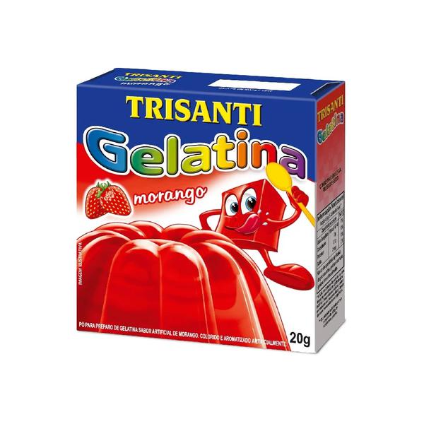GELATINA PO TRISANTI MORANGO 20G UN 0001