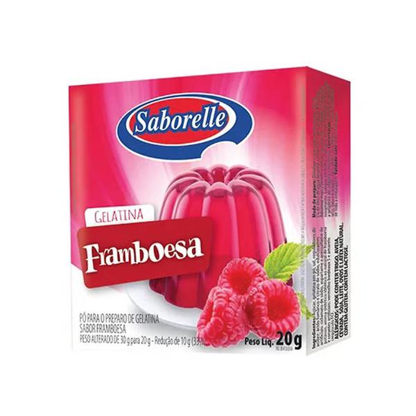 GELATINA SABORELLE SABOR FRAMBOESA 30G