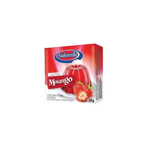 GELATINA EM PO SABORELLE 30G MORANGO