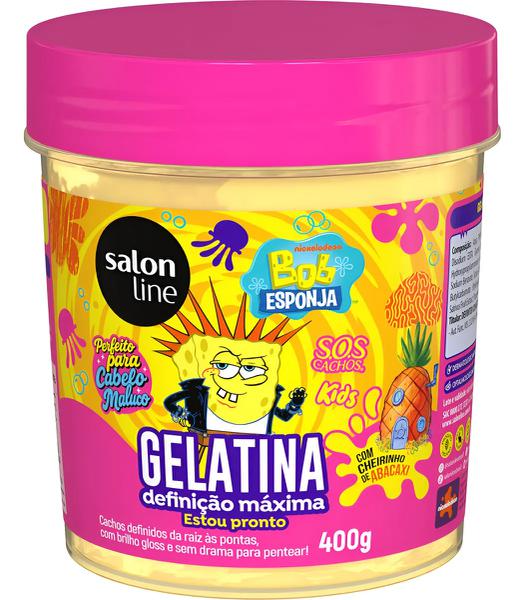 GELATINA CAP SALON LINE KIDS BOB ESPONJA 400GR