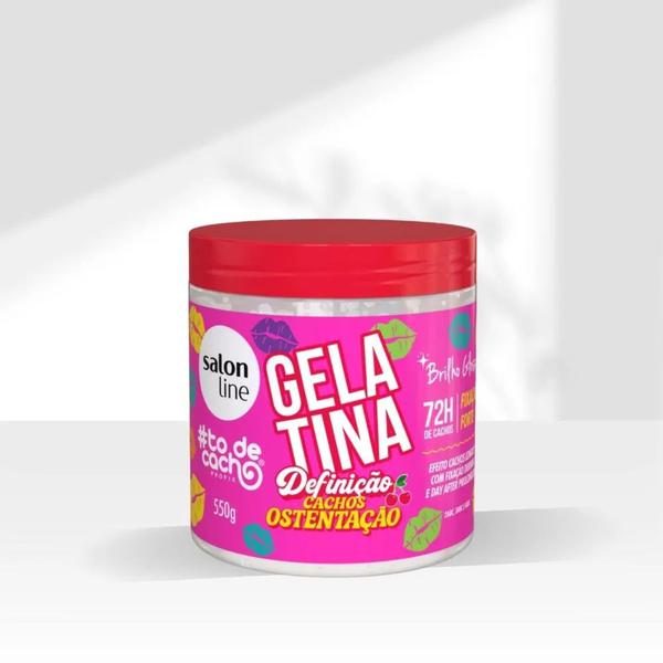 GELATINA  SALON LINE 550G .CACHOS OSTENT