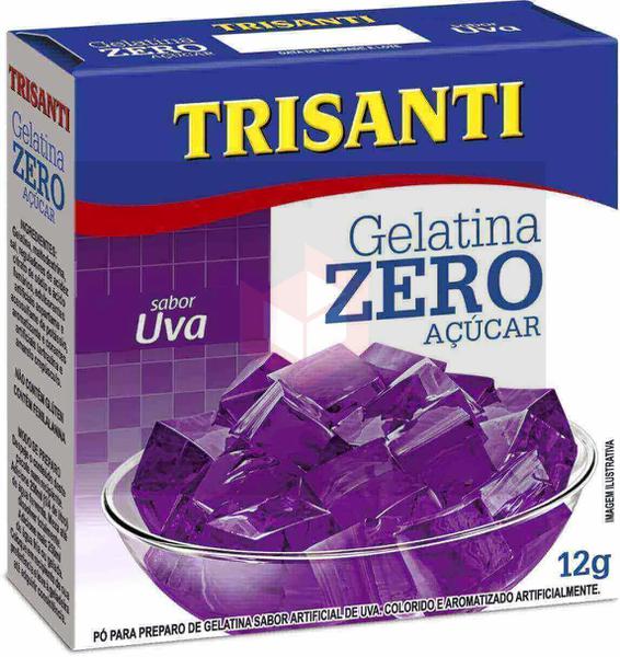 GELATINA TRISANTI ZERO 12G UVA