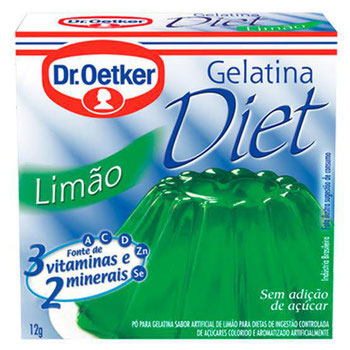 GELATINA DR OETKER ZERO ACUCAR LIMAO 12G