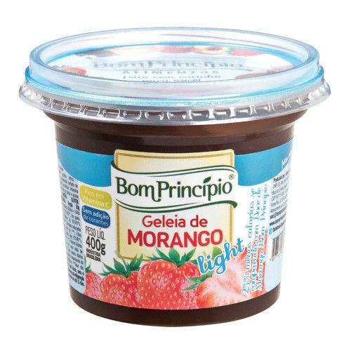GELEIA BOM PRINCIPIO MORANGO LIGHT 400G