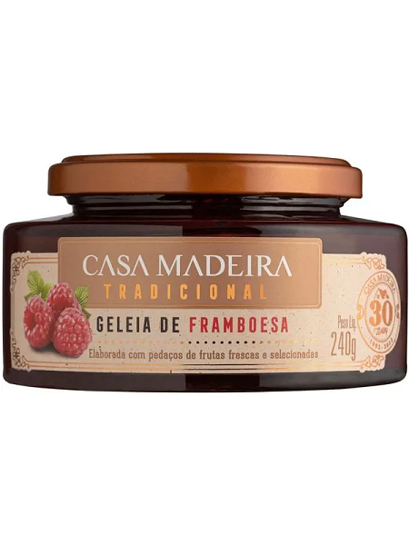 GELÉIA DE FRAMBOESA 240G CASA MADEIRA
