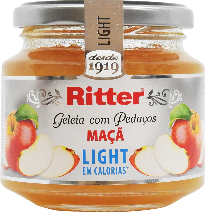 GELEIA RITTER LIGHT MAÇA VD 260G