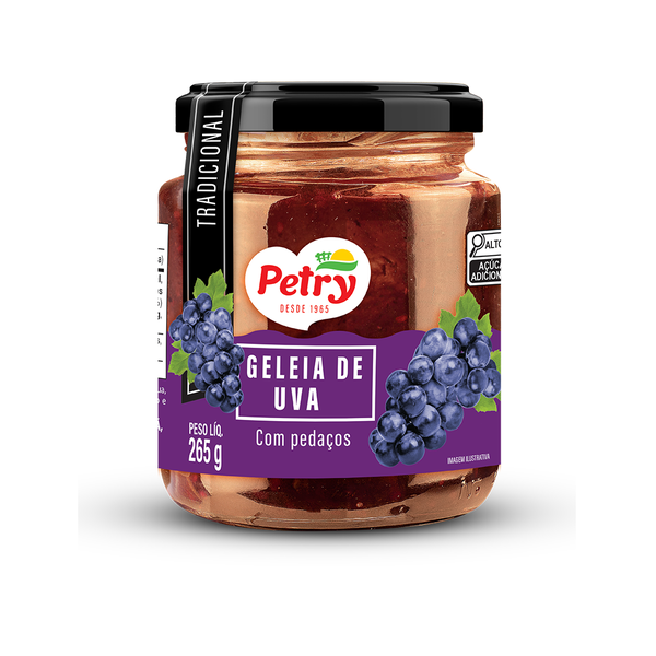 GELEIA PETRY UVA 265G