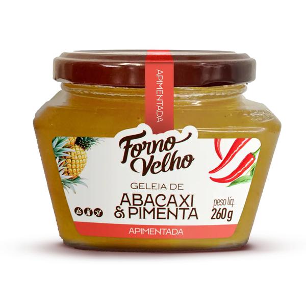GELEIA FORNO VELHO 260G ABACAXI PIMEN AP