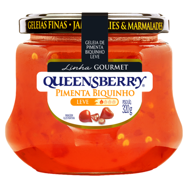 GELEIA QUEENSBERRY PIMENTA BIQUINHO 320G