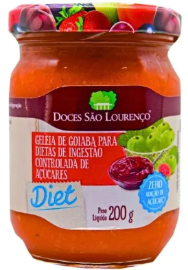GELEIA SAO LOURENCO GOIABA DIET  200G