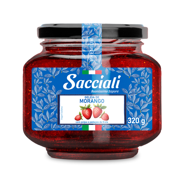 GELEIA SACCIALI PREM MORANGO 320GR