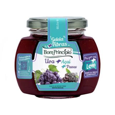 GELEIA BOM PRINCIPIO UVA ACAI PASSAS 250G