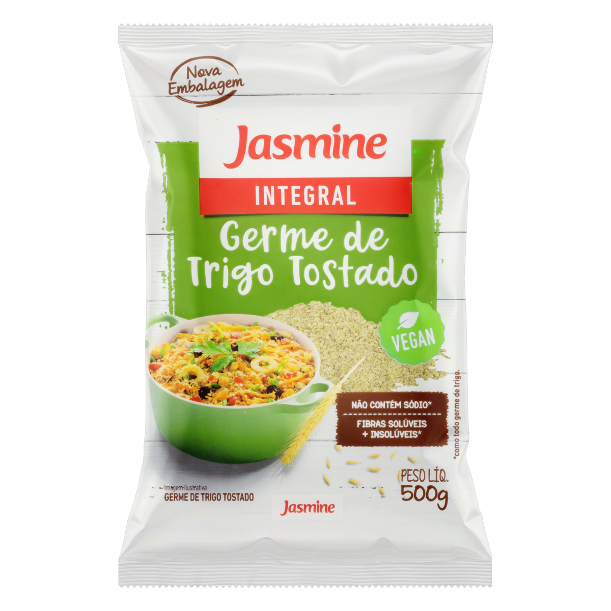 GERME DE TRIGO JASMINE TOSTADO 500G