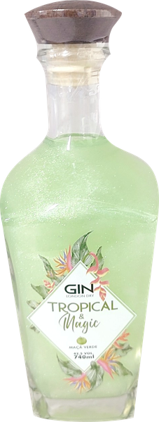 GIN TROPICAL MAGIC MACA VERDE 750ML