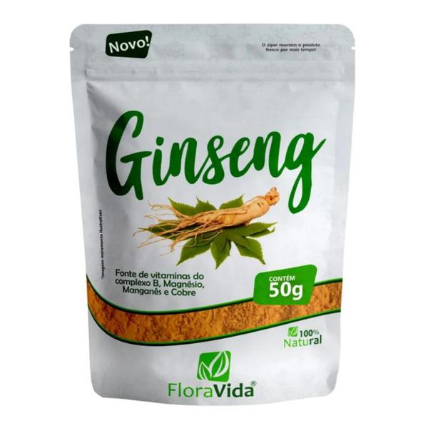 GINSENG FLORA EM PO 50G
