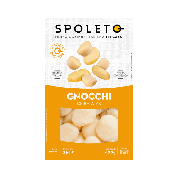 MASSA SPOLETO 400G GNOCCHI BATATA