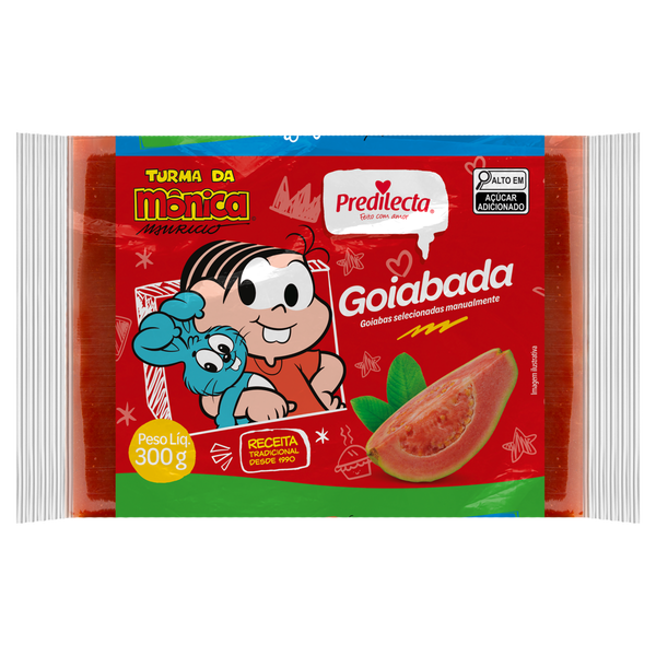 DOCE GOIABADA PREDILECTA TURMA D/MONICA 300G