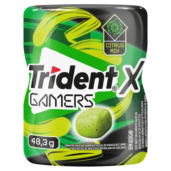 GOMA MASCAR TRIDENT X GAMERS 48,3G CITRUS MIX