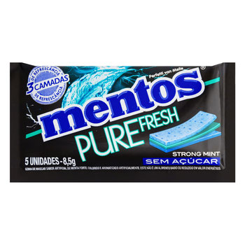 GOMA DE MASCAR MENTOS PURE FRESH STRONG