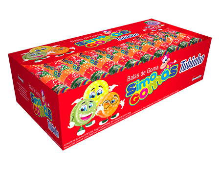 GOMA TUBO FRUTAS SIMO