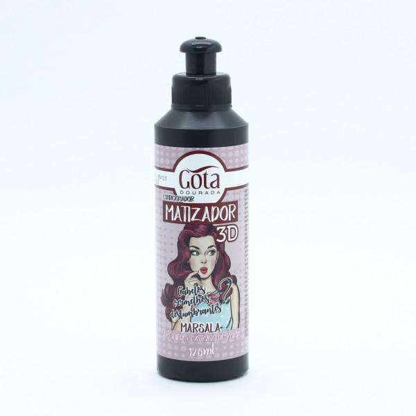 COND GOTA DOURADA MATIZ 3D 120ML MARSALA