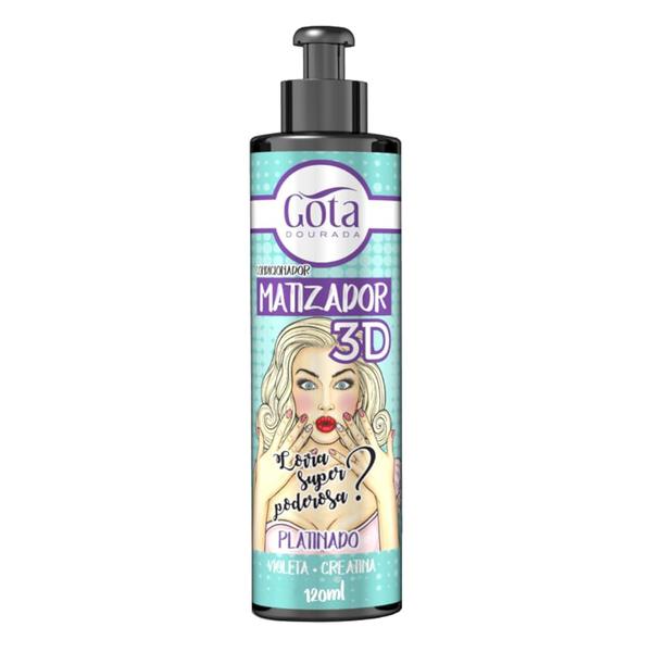 COND GOTA DOURADA MATIZ 3D 120ML PLATINA