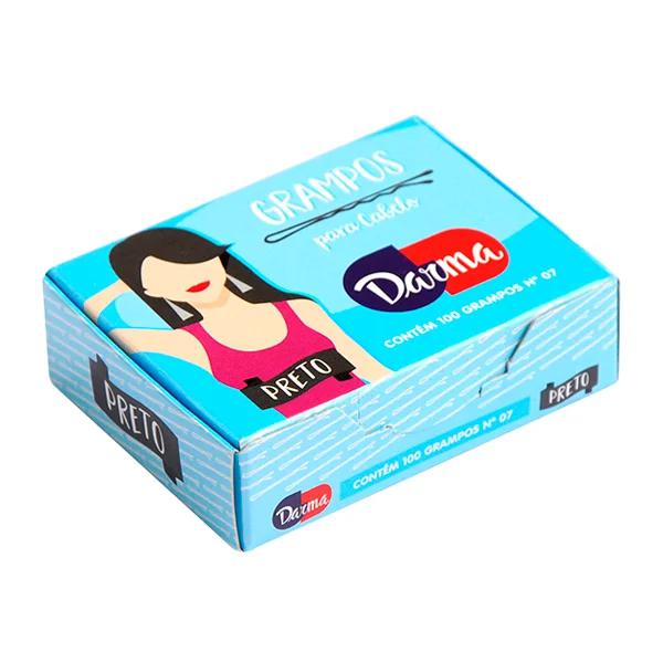 GRAMPO P/ CABELO DARMA N°7 C/ 20 UN PRET