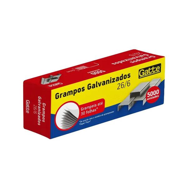 Grampo Grampeador  26/6 Cx 5000un YP7165