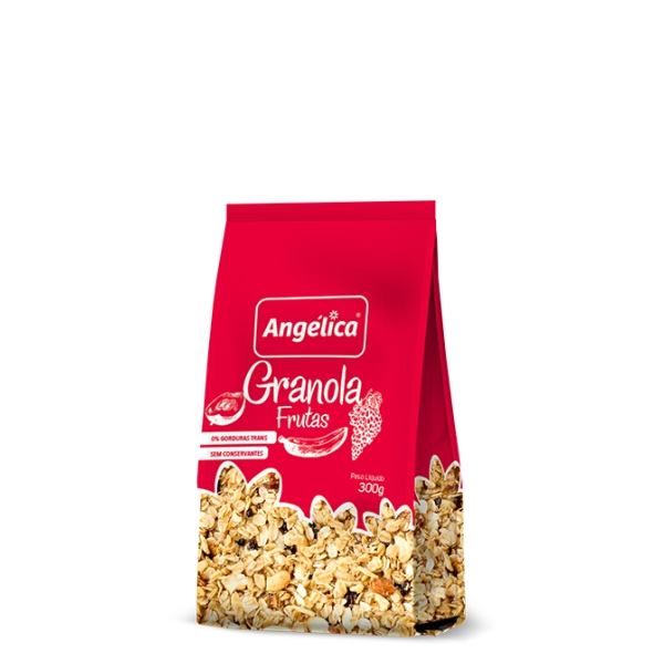 GRANOLA FRUTAS ANGELICA 300G UNIDADE