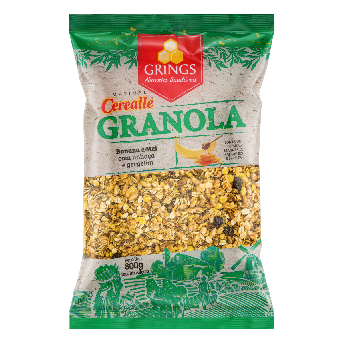 Granola Grings 800G Banana E Mel