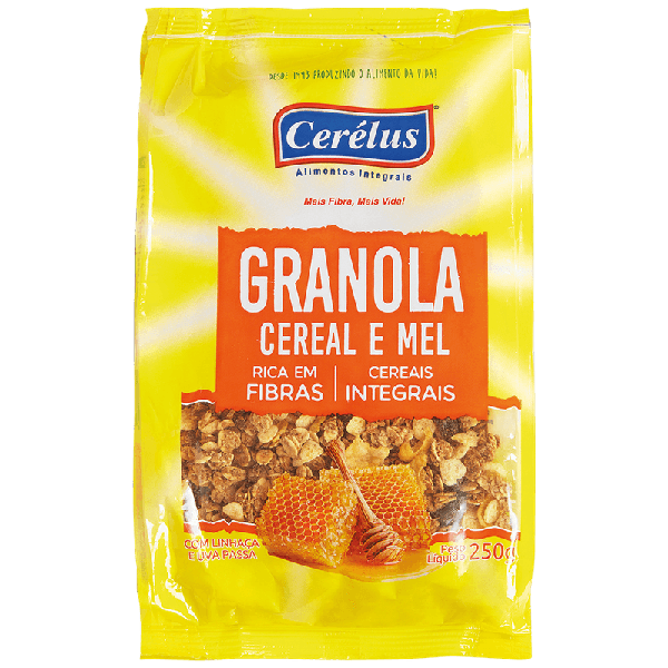 GRANOLA CERELUS COM MEL 280G