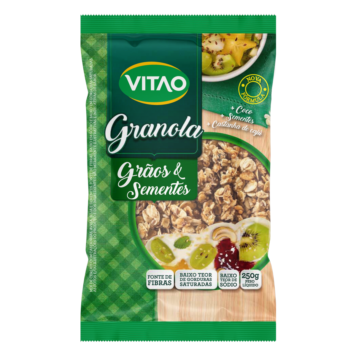 CEREAL VITAO GRANOLA 250GR GRAO/SEM