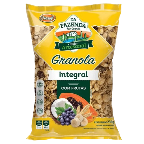 GRANOLA BANANA E MEL 230GR