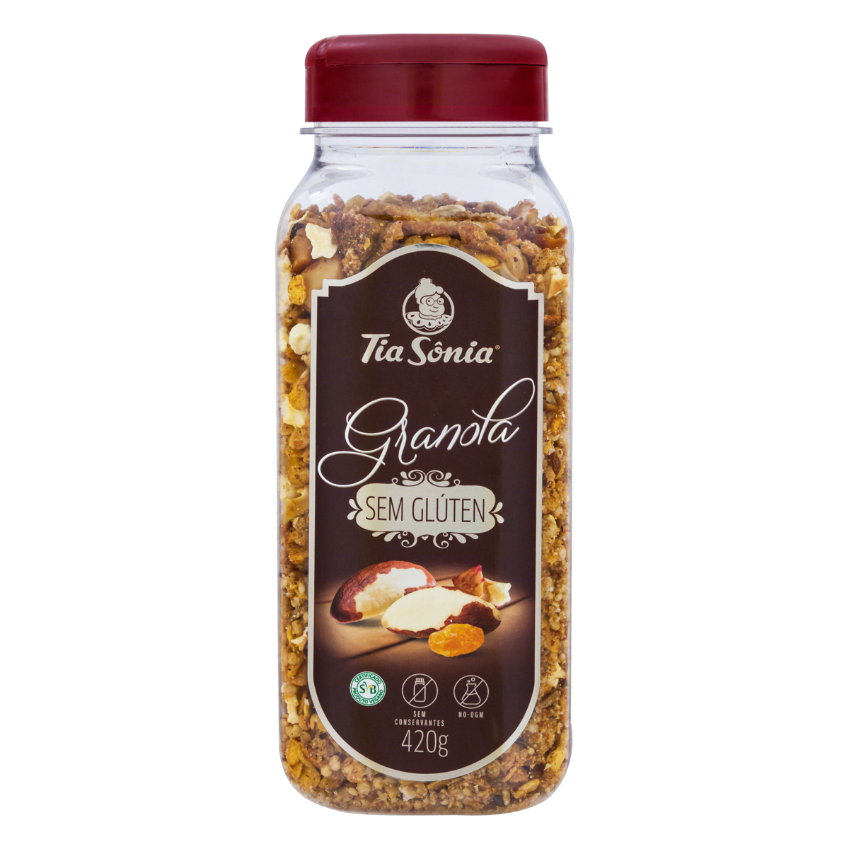 GRANOLA TIA SONIA SEM GLUTEN POTE 420G