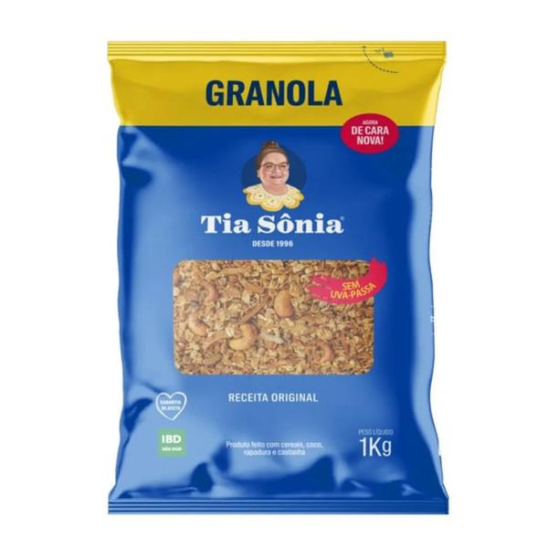 GRANOLA TIA SONIA SEM PASSAS 1KG