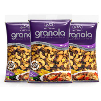 GRANOLA WS NATURAIS C/ACAI 500G