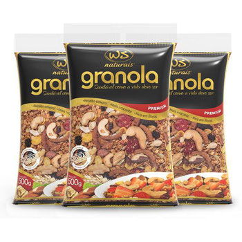 GRANOLA WS NATURAIS PREMIUM 500G