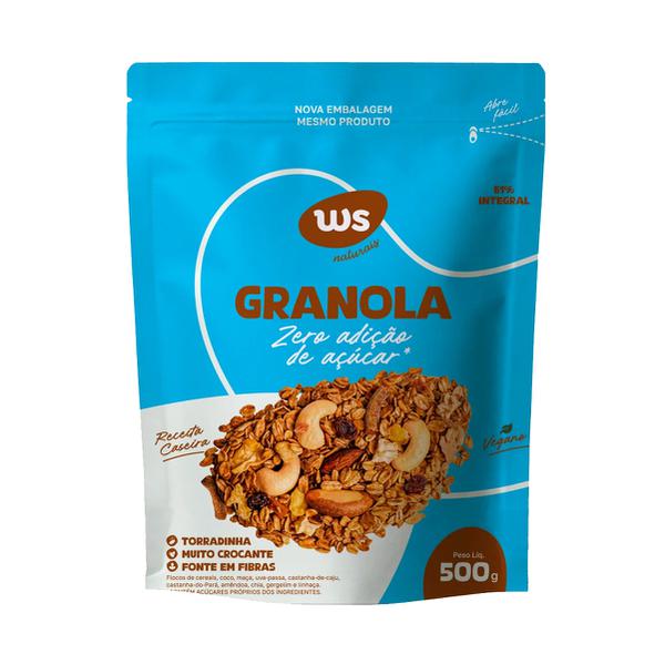 GRANOLA WS 250G ZERO NATURAIS