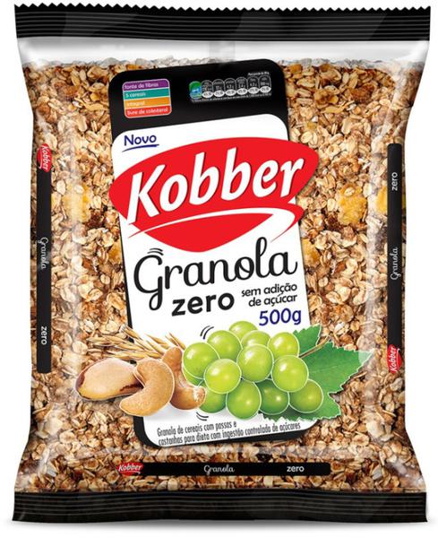 GRANOLA KOBBER ZERO ACUC 500G